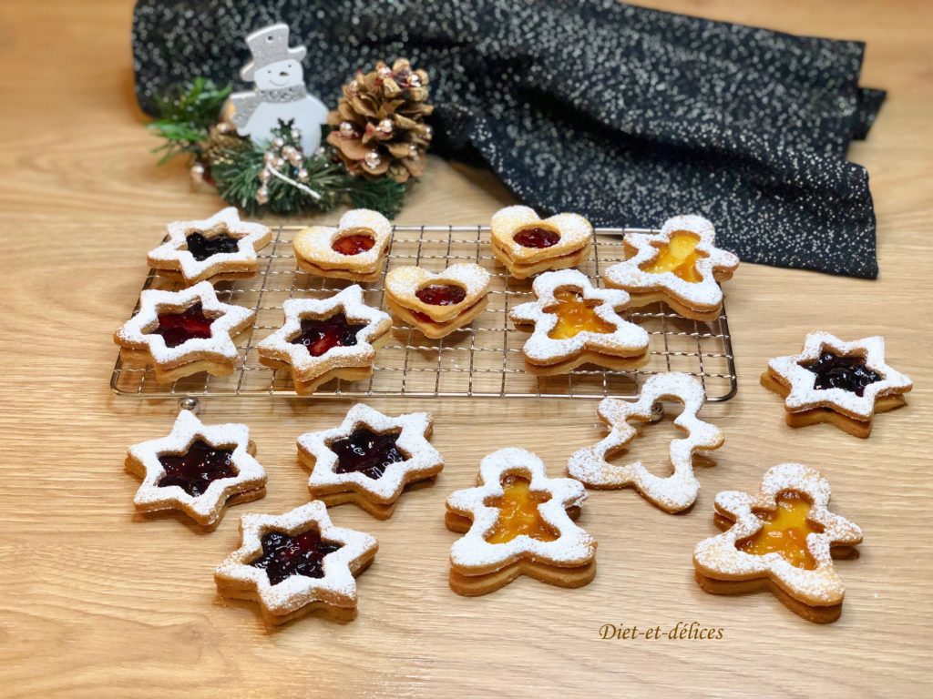 Recette biscuits de Noël à la confiture
